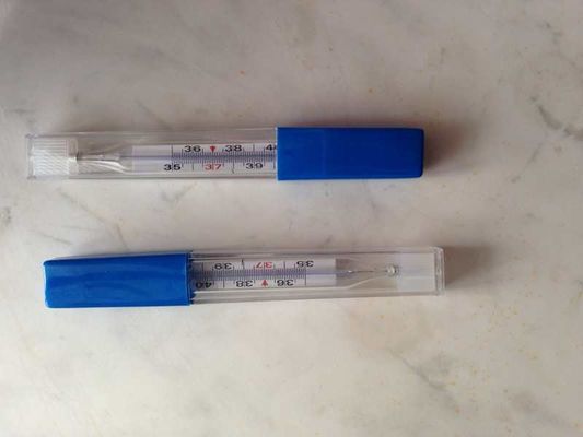 Yellow Background Medical Oxter Mercury Free Thermometer