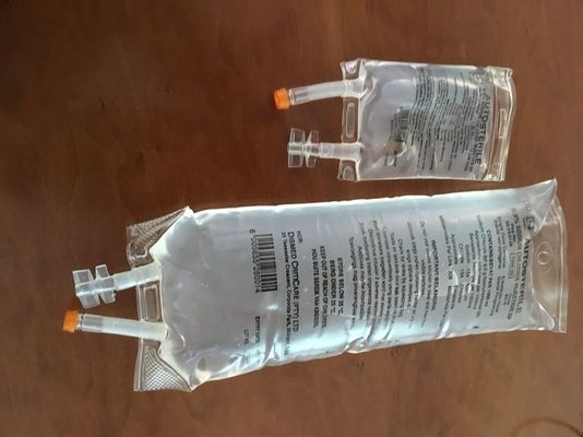 Impact Resistant Intravenous Infusion 0.36mm Hospital Iv Bag