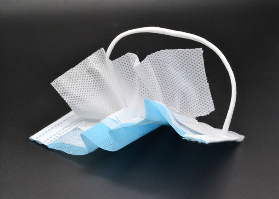 Waterproof Food Processing Tri Layer Disposable Dust Masks