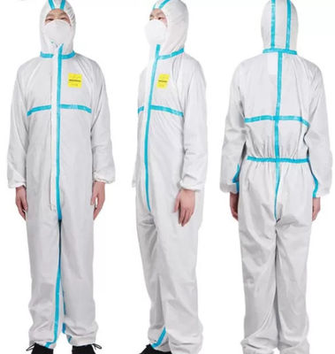 Anti Shrink Dustproof Disposable Protective Suits