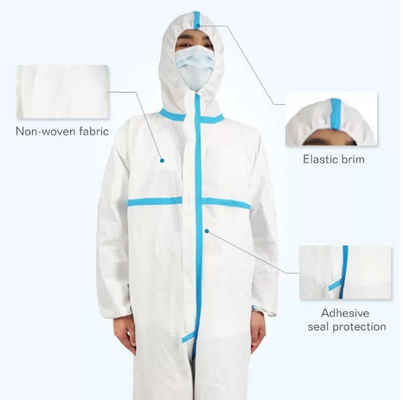 Anti Shrink Dustproof Disposable Protective Suits
