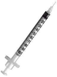 Transparent Barrel 1ml Insulin Injection Syringes