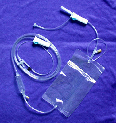 No Pyrogenic Sterilized PVC Disposable Infusion Bag