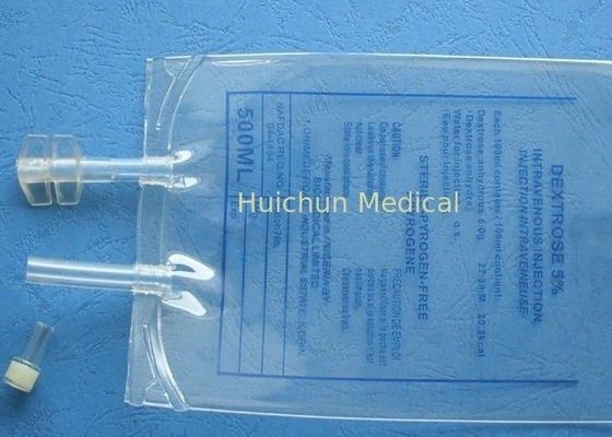 High Temperature Plasticizing 1000ml PVC Infusion Bags
