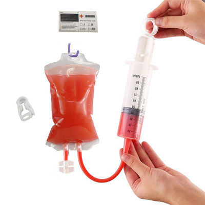 Non Toxic Water Alcohol 10 IV Drinkable Blood Bags