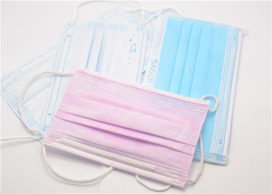 Dust Prevention Blue Antiflu Disposable Face Masks