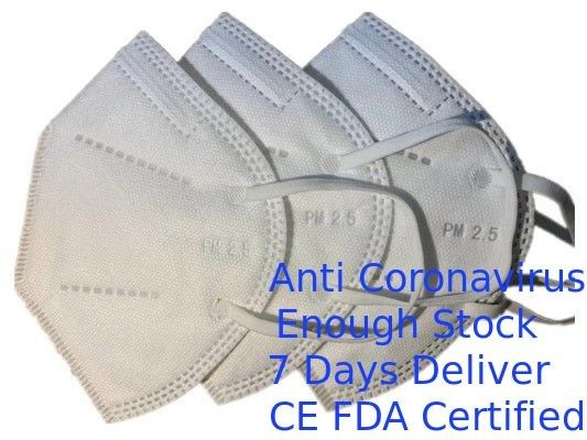 Elastic Earloop BFE99 KN95 Non Woven Face Mask