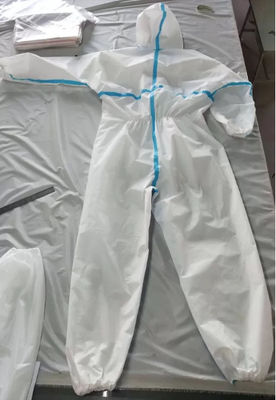 Laboratory Waterproof Disposable Chemical Coveralls